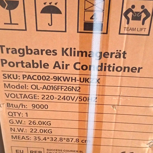 9000 btu portable - btu, air