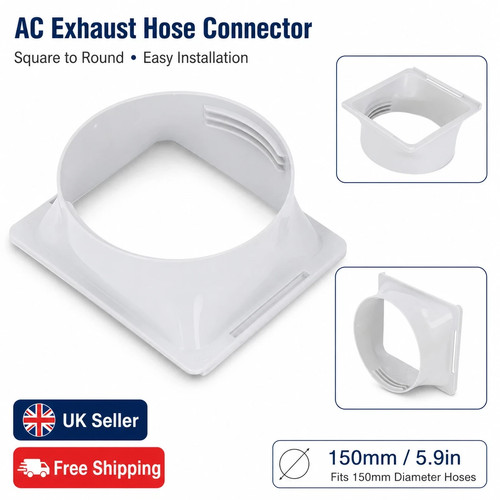 Square round exhaust - round,