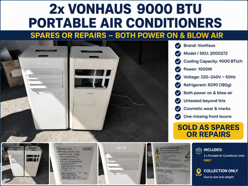Vonhaus 9000 btu - vonhaus,